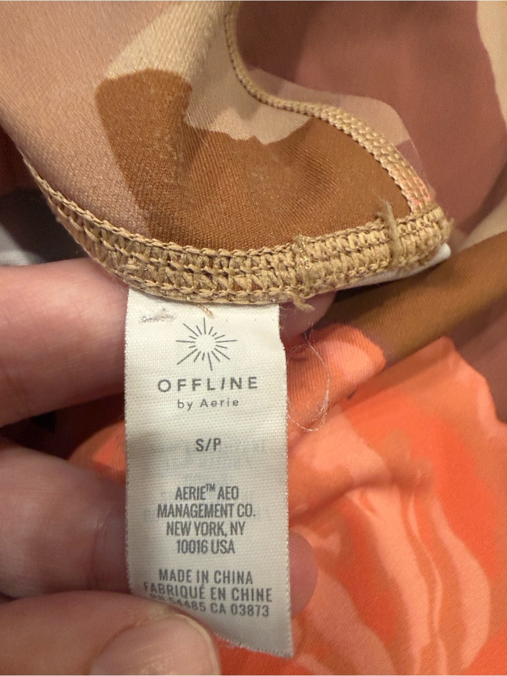 Offline by aerie floral camo goals high waisted 7/8 leggings size small . - Picture 2 of 9